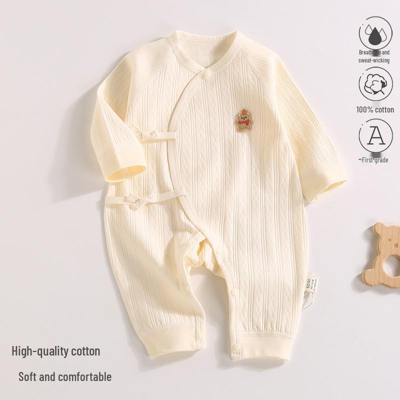 

Комбинезон-ромпер в стиле монаха из чистого хлопка для новорожденных, 0-3 месяца 66cm