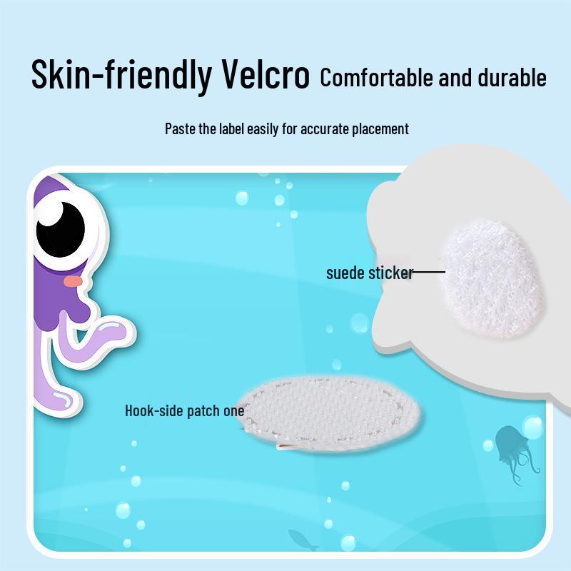 Handmade Quiet Book: Early Education Sticker & Tear-off Cloth Toy for Toddlers