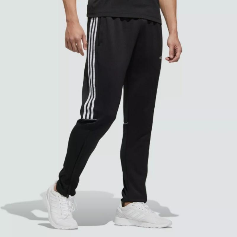 Adidas Intuitive Warmth Sereno Striped Moisture-Wicking Comfortable Casual Pants Men Pants Black White GD5321
