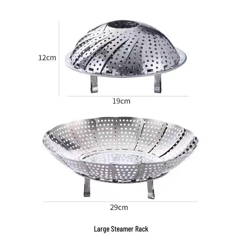 

ZISIZ 304 Stainless Steel Folding Steaming Rack