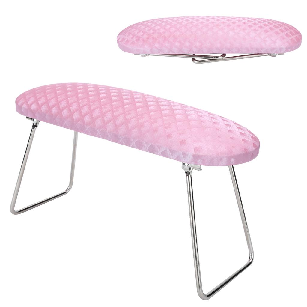 Nail Art Hand Pillow Foldable Manicure Hand Holder Wrist Support Nail Rest CushionPink