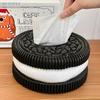 Creative Oreo Style Extractive Paper Box Car and Home Living Room Bedroom Desktop Tissue Box Dining Table Decoration Ornament