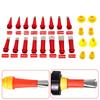 Caulk Nozzle 16 Sizes 8pcs Plastic Stainless Steel