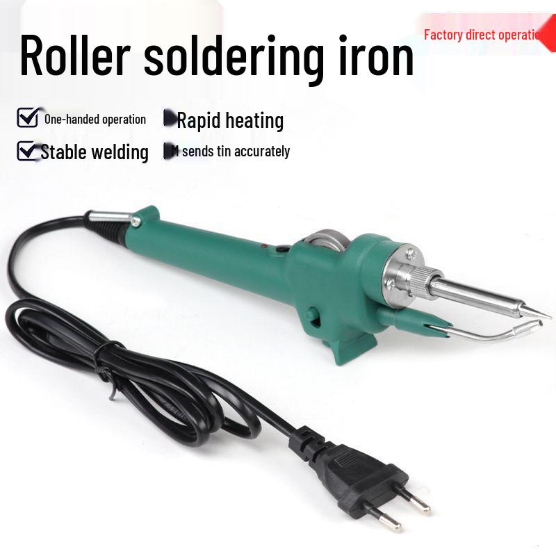 120W Electric Soldering Iron Gun - High Power, Manual Feed, Internal Heat, Ideal for Home Repairs and Welding.