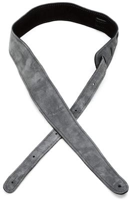 Strap Suede Reversible 2” Strap, Black/Gray,