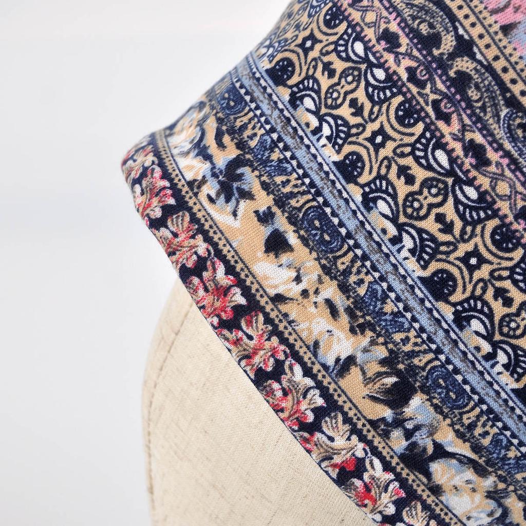 Vår- og sommergudinne dobbeltlags japansk og koreansk mote Skjerf Pulloverhatt med to formål