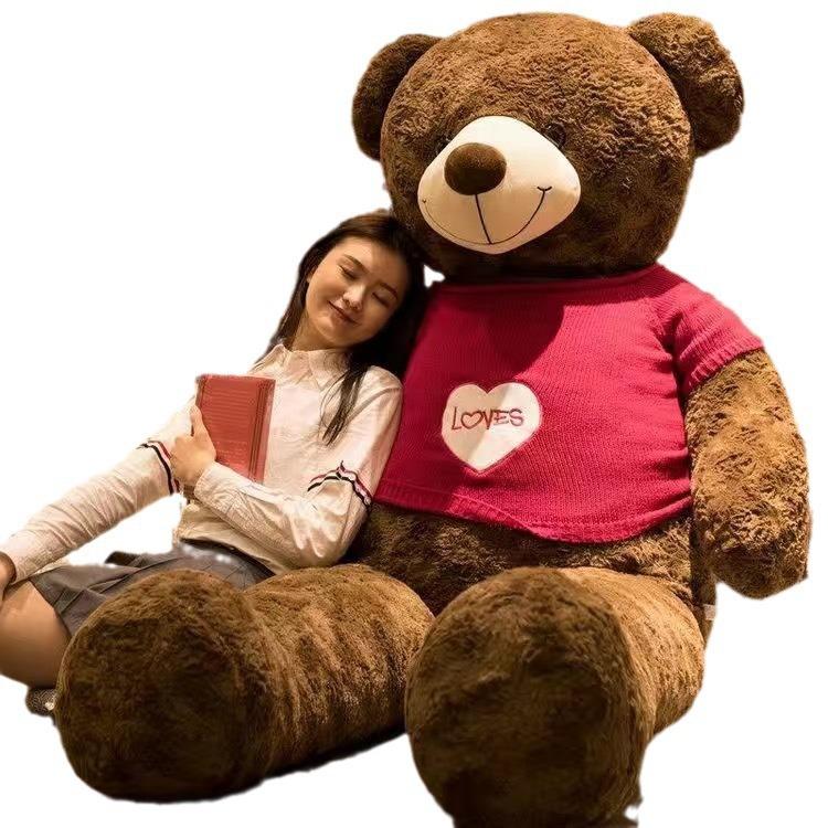 Urso Grande de Pelúcia Boneca Boneca Extra Grande Presente de Aniversário para Meninas Urso de Abraço Urso de Pelúcia Panda