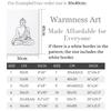 Meditating Buddha Lotus Hamsa Yoga Line Canvas Painting Poster Zen Line Wall Art Prints Boho Pictures for Living Room Home Decor