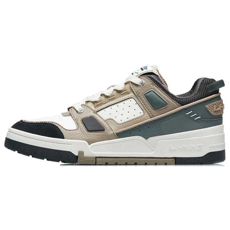 Li Ning Low top Skateboard Shoes Men's Gray Green AGCR297-4(TeamM-)