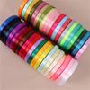 25 Yards Colorful 1cm Satin Ribbon Gift Packing Cake Box Wedding Party Festival Decorative