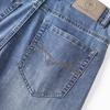 JOW Men's Vintage Distressed Straight-Fit Jeans