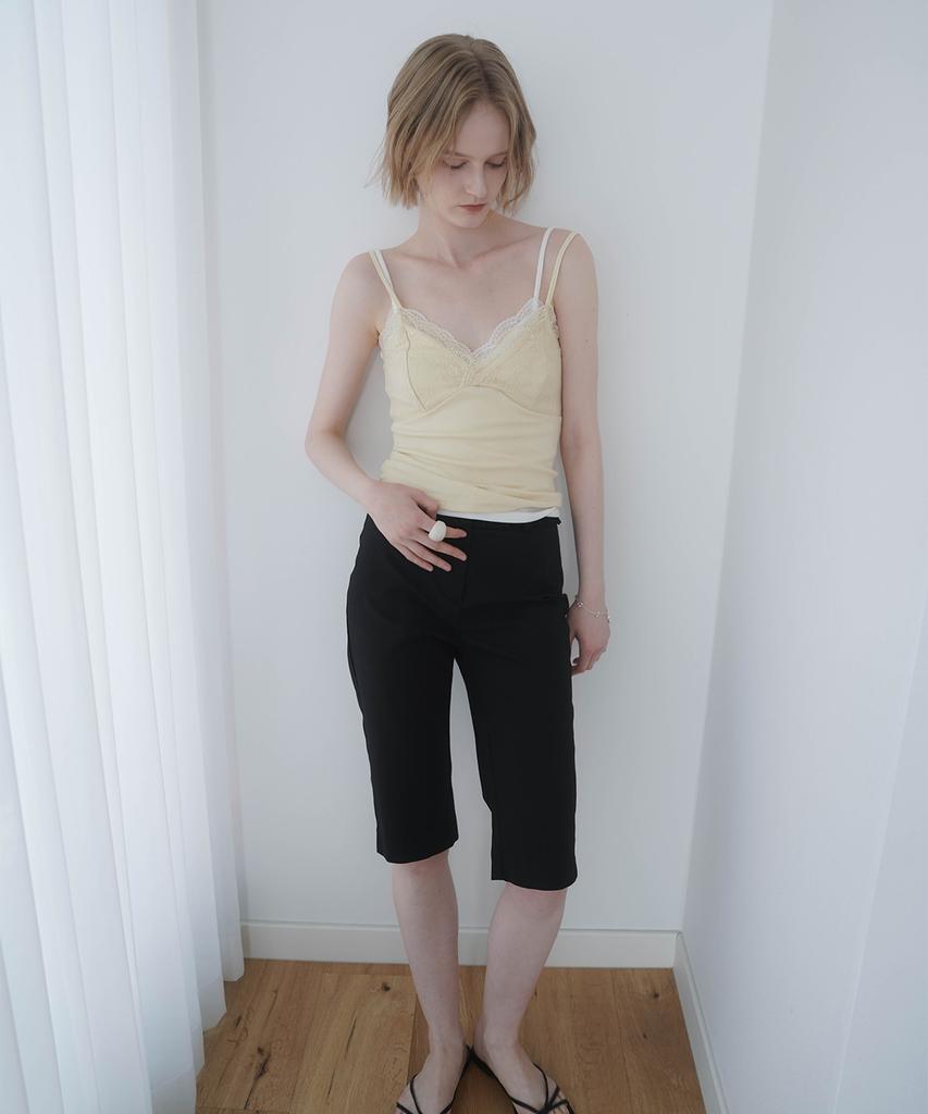 HEEARI Hayes Lace Sleeveless Top_Yellow