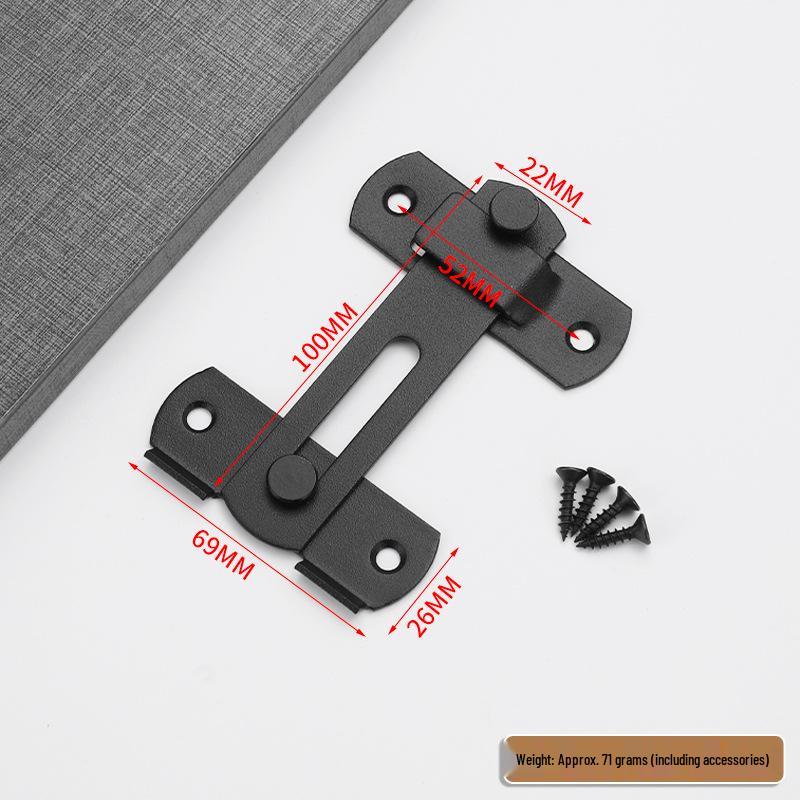 90° Stainless Steel Anti-Theft Door Latch for Barn & Pet Cage