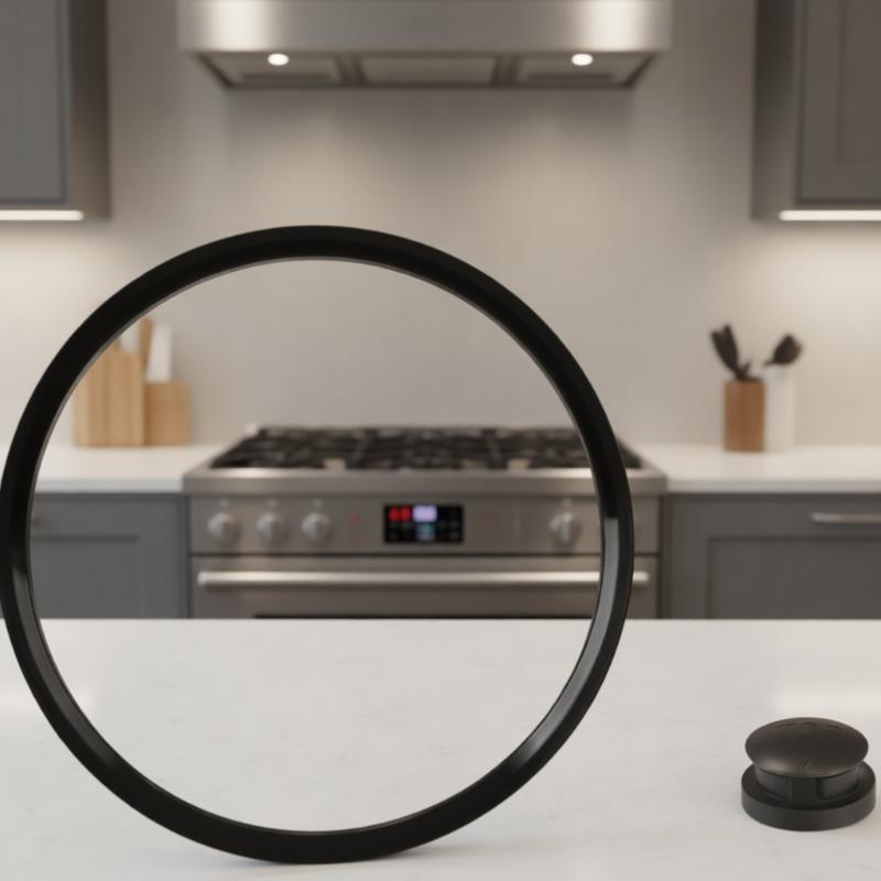 Universal Fit Silicone Sealing Rings for Pressure Cookers Facilitating Easy Installation without Tool for Regular Use