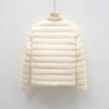 Daunenfutter neuer nationaler Standard 90 Daunen vielseitiger Rundhalsausschnitt schlichtes Wellenmuster Herbst- und Winterjacke Daunenjacke Damen