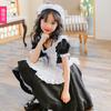 Children's Alice in Wonderland Black Maid Costume Lolita Dress Halloween Girls Stage Performance Outfit
