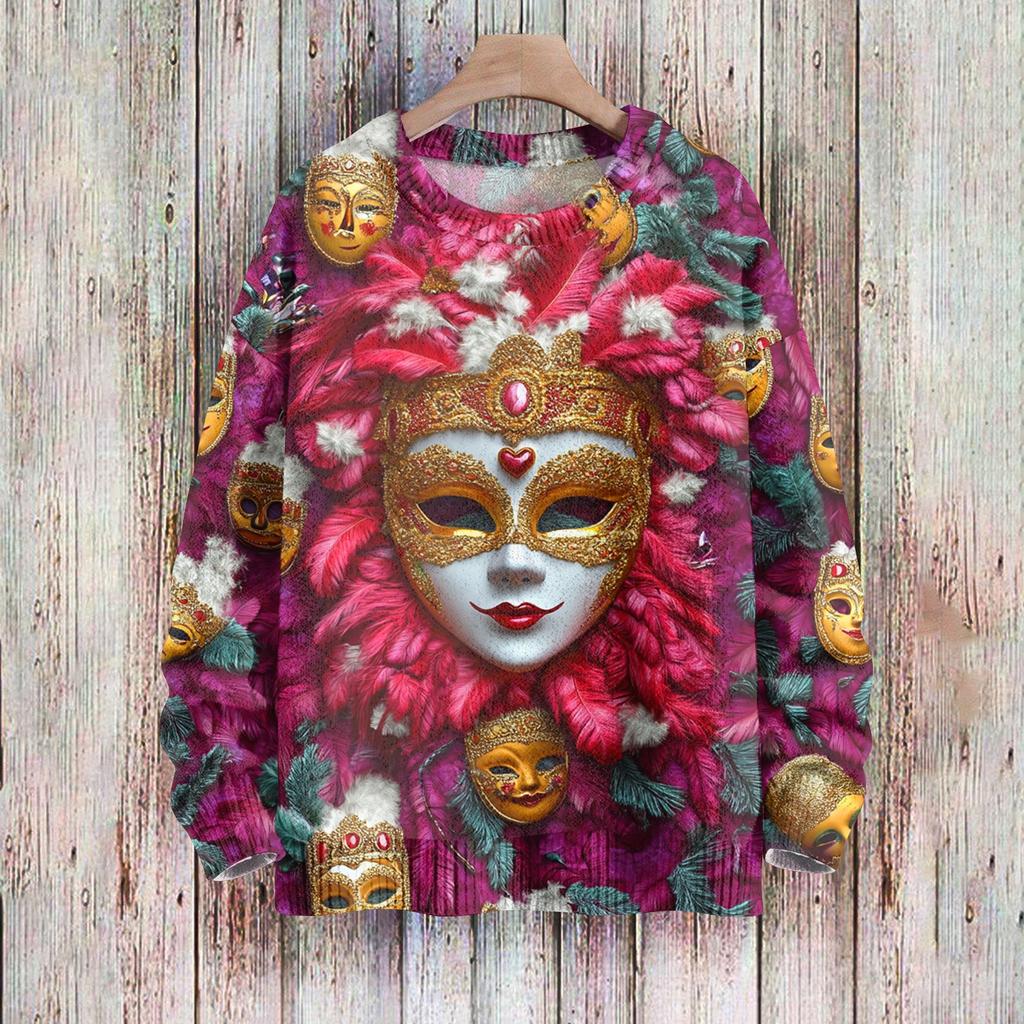 Children's Sweatshirts Boys' And Girls' Knitwear Cute Printed Shirts Round Neck Pullover Tops