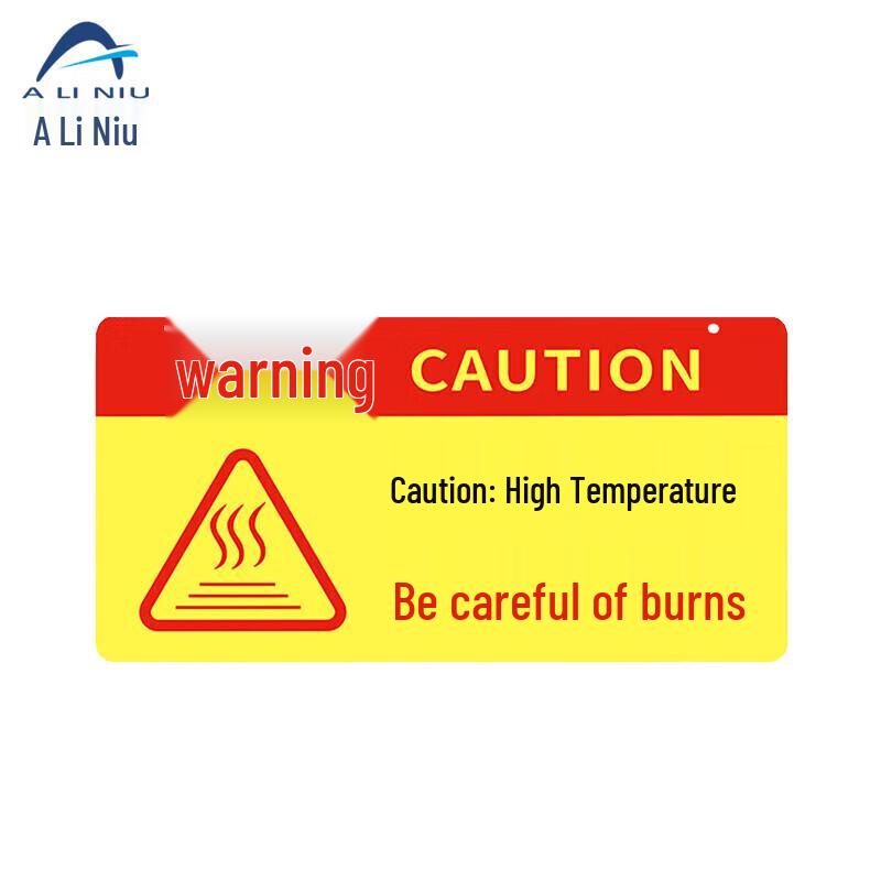 AJS-098 Acrylic Safety Warning Signs 10x20cm