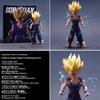 Фігурка Гохана Супер Сайяна 2 з Dragon Ball Super, пошкоджена в бою, у бойовій позі