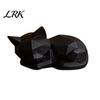 Nordic Style Cat Decoration Geometric Sleeping Figurine, 3D Printed Minimalist Statue, Statue Abstract Animal Sculpture for Desk Shelf Home