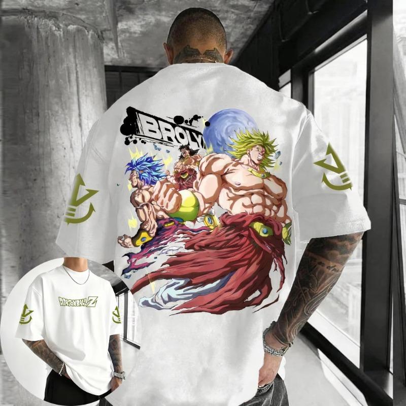 Demon Slayer Halloween Joint T-shirt 2025 Men's Summer New Kokushibo Anime Print American Trend Casual Loose Short Sleeved Top