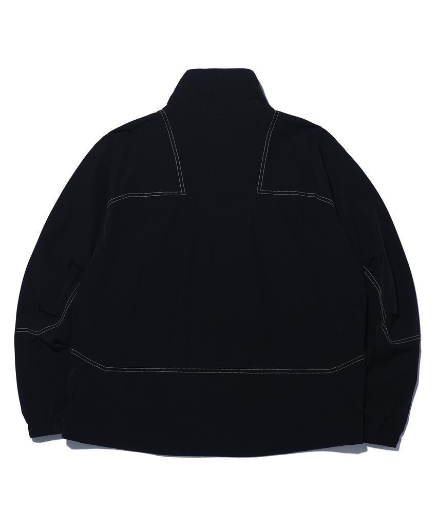 Bunkerbuster Stitch Contrast High-Neck Windbreaker Mq2Ju203_Black