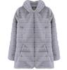 New fur autumn and winter imitation fur imitation mink medium and long hooded fur jacket women's coat