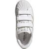 Adidas Superstar Comfort Closure C LED Lights Pack - White Kids Sneakers Cloud-White Core-Black JI0509