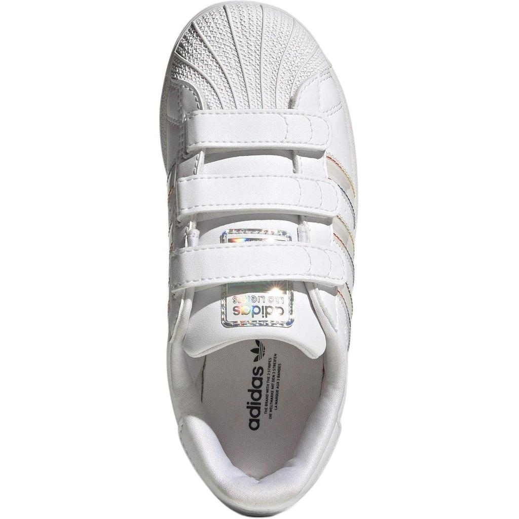 Adidas Superstar Comfort Closure C LED Lights Pack - White Kids Sneakers Cloud-White Core-Black JI0509