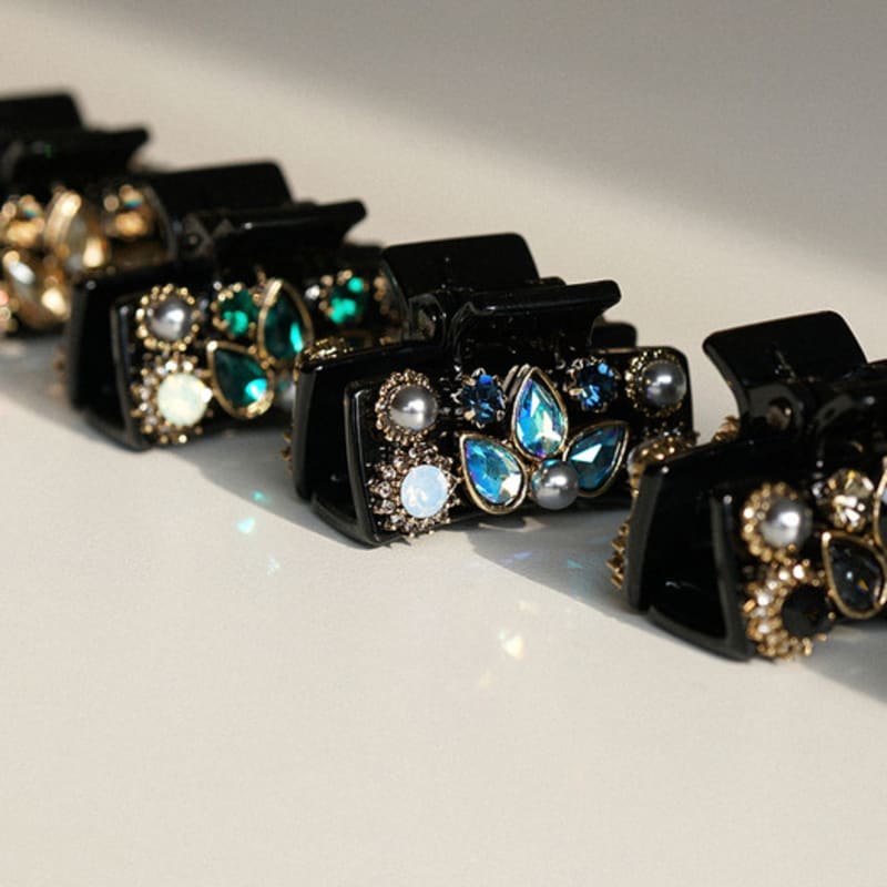 

LUDE Classic Blooming Small Hair Clip Effects Blue