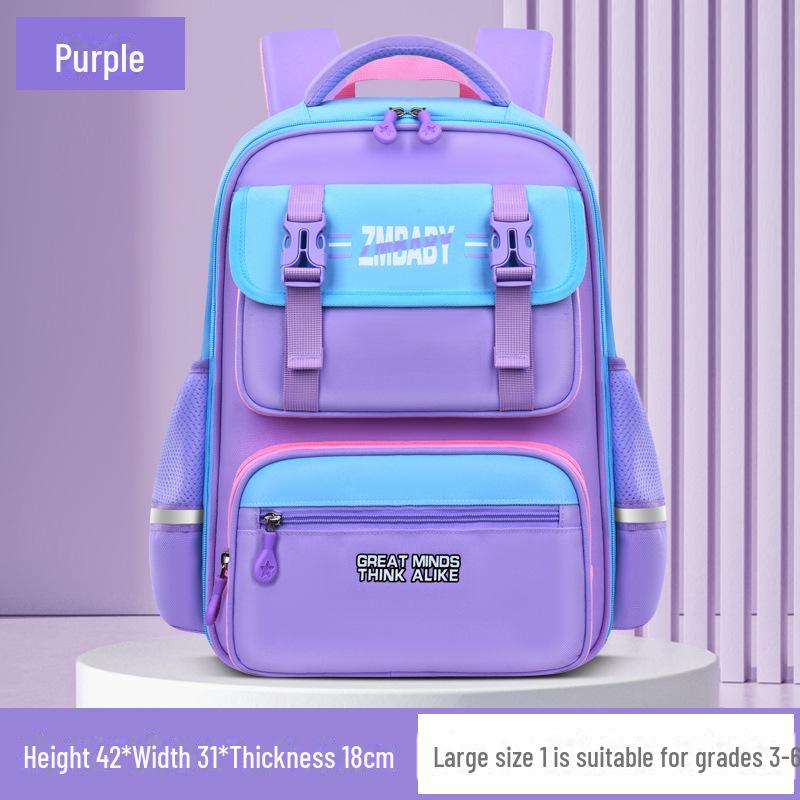Sesame Baby Wear-Resistant Backpack for Boys & Girls, Grades 1-6, Large Capacity
