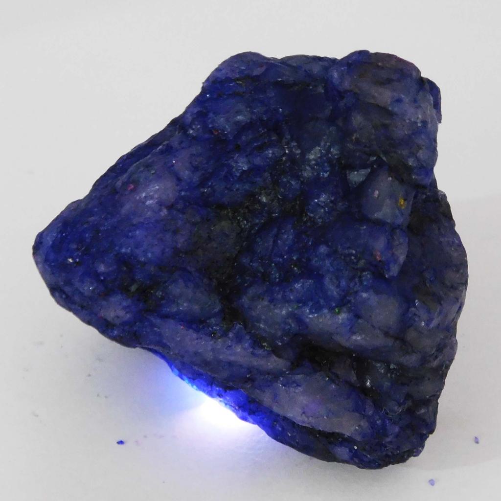 700 Ct Natural Sapphire Huge Rough Earth Mined CERTIFIED Blue Loose Gemstone AZ-24