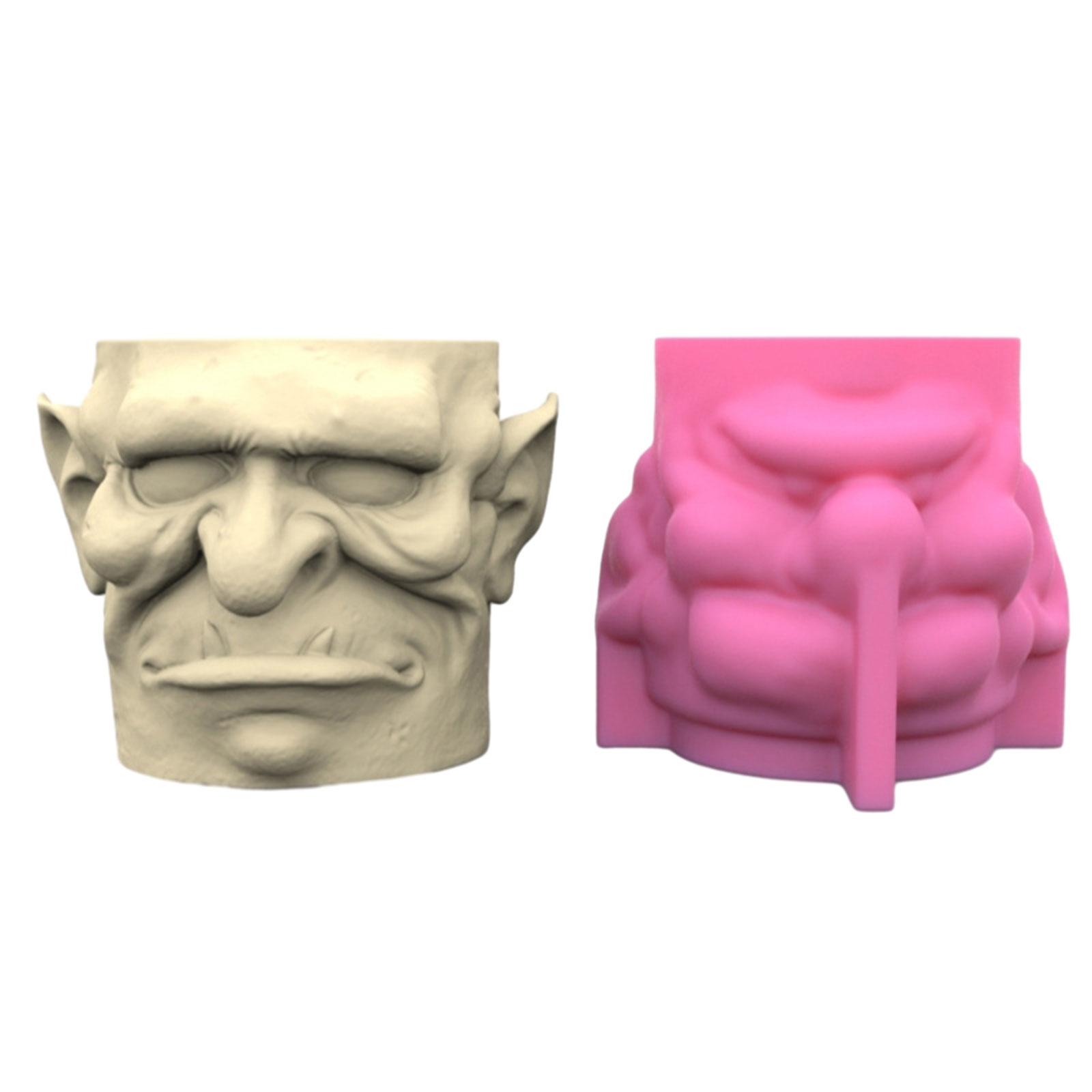 

Цветочные горшки Цементная силиконовая форма 3D Монстр Суккулентный кашпо Формы Смола Форма для хранения ювелирных изделий Эпоксидные формы для литья 560