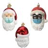 Resin Santa Claus Christmas Tree Ornaments Pendant Hanging Gifts Xmas Decor for Home Party