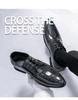 Men's Glossy Patent Leather Pointed Toe Dress Shoes, Size 48 - Perfect for Weddings and Formal Business Occasions