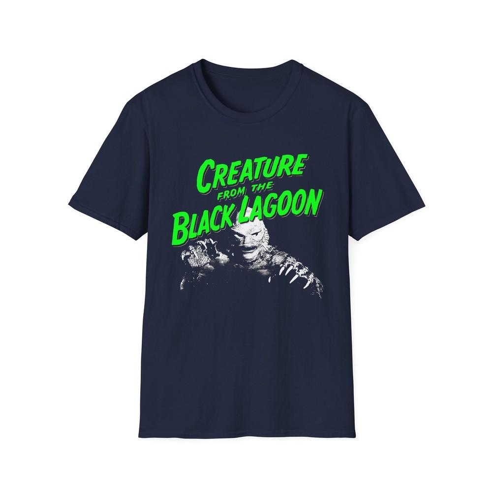 

1954 creature from the black lagoon custom reproduction in green tshirt M