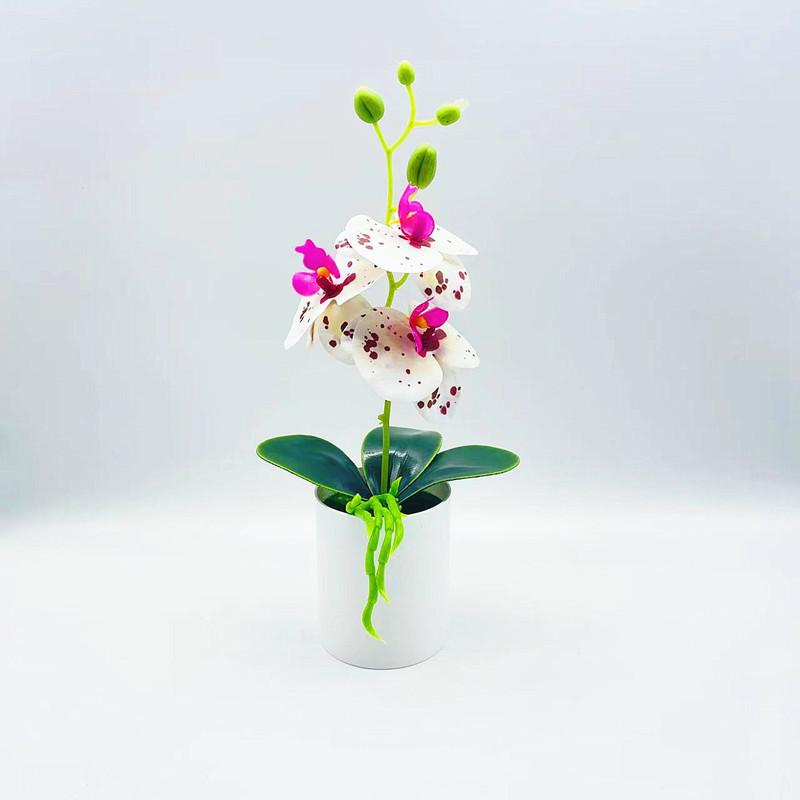 Artificial Orchid Plant With Pvc Material For Home Decor And Gift Giving