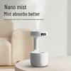 Intelligent Silent Anti-Gravity Humidifier with Water Droplet Backflow and Nanoscale Mist
