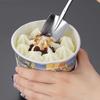 Stainless Steel Shovel Point Spoons Watermelon Coffee Tea Spoon Ice Cream Dessert Tip Scoop Cutlery Tableware Set Kitchen Tools