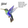 Hummingbird Gift Idea Badge Hard Enamel Rubber Backing Pin Jackets