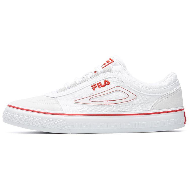 FILA Текстильные удобные низкие кеды Женские кеды Белый Красный F12W034423FWT 36.5