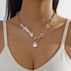 Vintage-Inspired Baroque Pearl Necklace: Light Luxury and Irregular Design