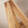 Modern Minimalist Bedside Lamp 12W 3-Color LED Lamp Flicker-Free Eye-Care Night Light with Wood Base for Home, EU Plug