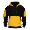 Men's Long-sleeved Casual Hooded Vest Pullover