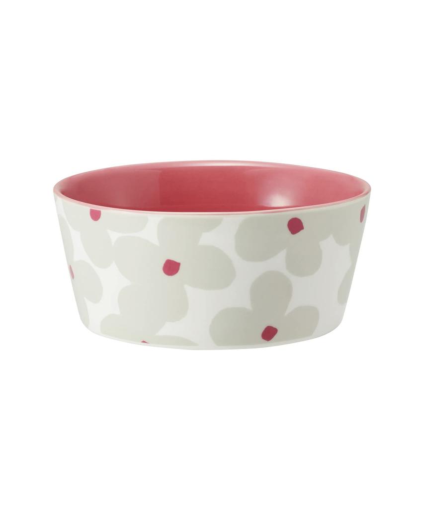 Patterns Petit Scandinavian Retro Stylish and Microwave and Dishwasher Kukka Off Wpc. Bowl, Style, Cute, Safe, W050-083,