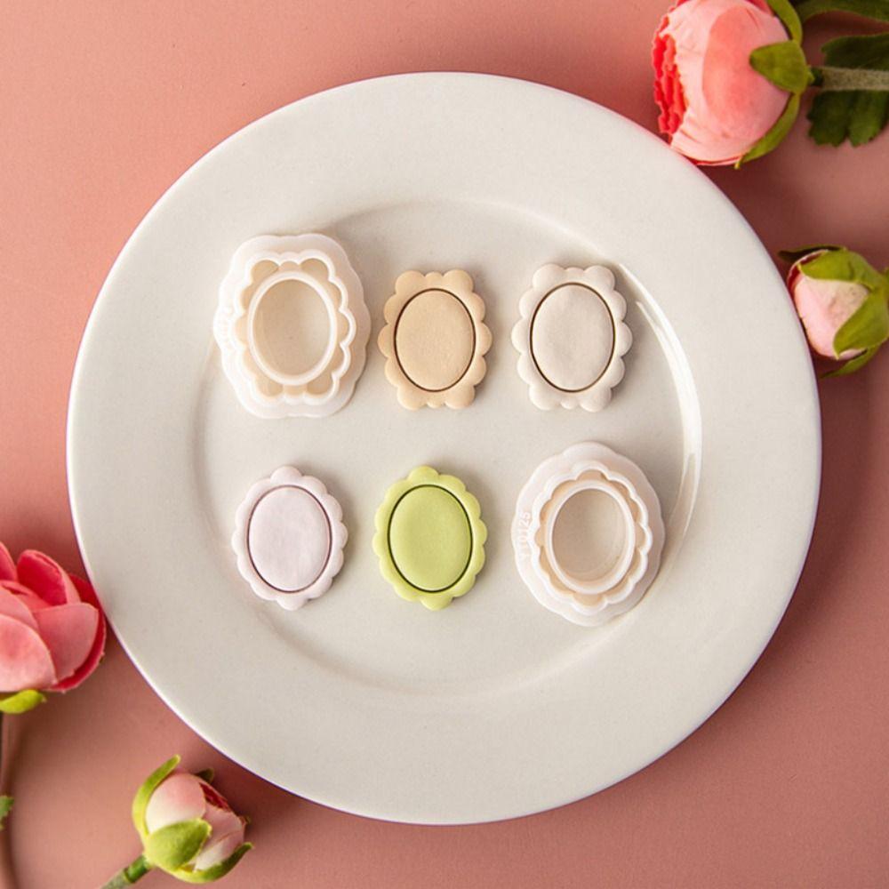 Oval Shape Jewelry Making Mold Embossed Mold Cutting Die DIY Polymer Clay Cutter  Jewelry Making