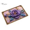 Door Clearance Rug Floor Mat Non-Slip Rubber Backing Absorbent Quick-Drying Bath Retro Low Profile Style 3D Flower Pattern Kitchen Shower Laundry Non