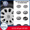 2026 Het För VOLKSWAGEN VW 4ST 56/65/66mm Fälgkåpor Dekal Bilemblem Märke Dekoration För Volkswagen VW R GTI Golf Polo