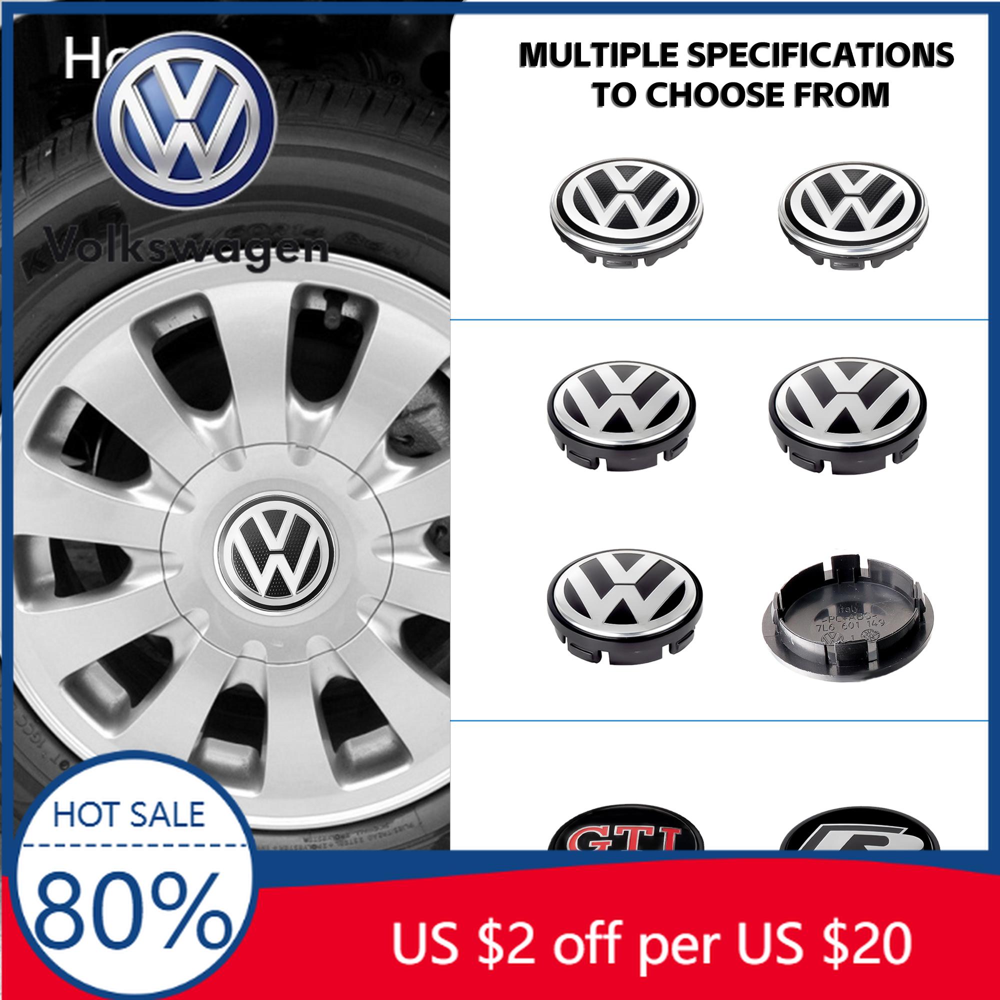 2026 Caldo Per VOLKSWAGEN VW 4 PZ 56/65/66mm Coprimozzi Adesivo Emblema Auto Distintivo Decorazione Per Volkswagen VW R GTI Golf Polo