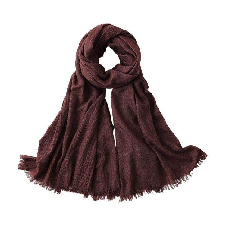 Sun Protective Scarf Outdoor Summer Wear Capelet Shawl Lightweight Cotton Linen Fabric Head Cover Travel Essential